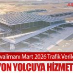İstanbul Havalimanı Mart 2026 Trafik Verileri Açıklandı: 6,3 Milyon Yolcuya Hizmet Verildi