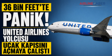 36 Bin Feet’te Panik: United Airlines Yolcusu Uçak Kapısını Açmaya Çalıştı