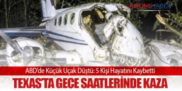 ABD’de Küçük Uçak Düştü: 5 Kişi Hayatını Kaybetti