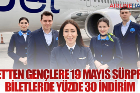 AJet’ten Gençlere 19 Mayıs Sürprizi: Biletlerde Yüzde 30 İndirim