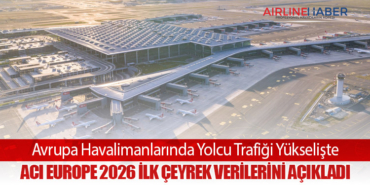 Avrupa Havalimanlarında Yolcu Trafiği Yükselişte: ACI EUROPE 2026 İlk Çeyrek Verilerini Açıkladı