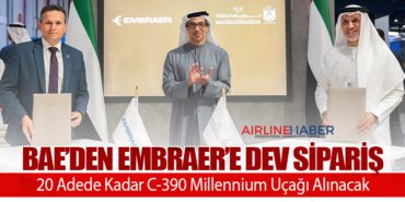 BAE’den Embraer’e Dev Sipariş: 20 Adede Kadar C-390 Millennium Uçağı Alınacak