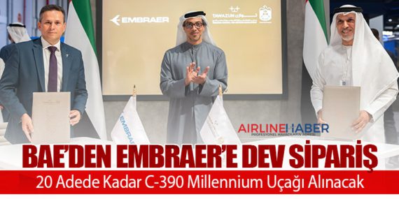 BAE’den Embraer’e Dev Sipariş: 20 Adede Kadar C-390 Millennium Uçağı Alınacak