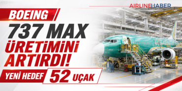 Boeing 737 MAX Üretimini Artırdı: Yeni Hedef 52 Uçak