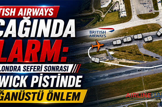 British Airways Uçağında Alarm: İbiza-Londra Seferi Sonrası Gatwick Pistinde Olağanüstü Önlem
