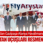 FlyArystan’dan Gazipaşa-Alanya Havalimanı’na İlk Sefer: Kazakistan Uçuşları Resmen Başladı