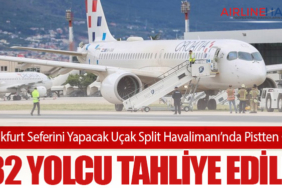 Frankfurt Seferini Yapacak Uçak Split Havalimanı’nda Pistten Çıktı: 132 Yolcu Tahliye Edildi