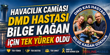 Havacılık Camiası DMD Hastası Bilge Kağan İçin Tek Yürek Oldu