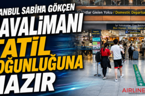 İstanbul Sabiha Gökçen Havalimanı tatil yoğunluğuna hazır