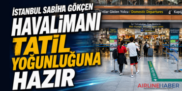 İstanbul Sabiha Gökçen Havalimanı tatil yoğunluğuna hazır
