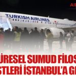 Küresel Sumud Filosu Aktivistleri İstanbul’a Getirildi