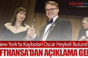 New York’ta Kaybolan Oscar Heykeli Bulundu: Lufthansa’dan Açıklama Geldi