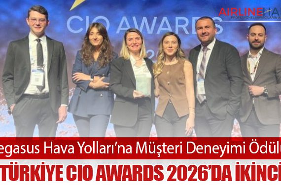 Pegasus Hava Yolları’na Müşteri Deneyimi Ödülü: DC Türkiye CIO Awards 2026’da İkincilik