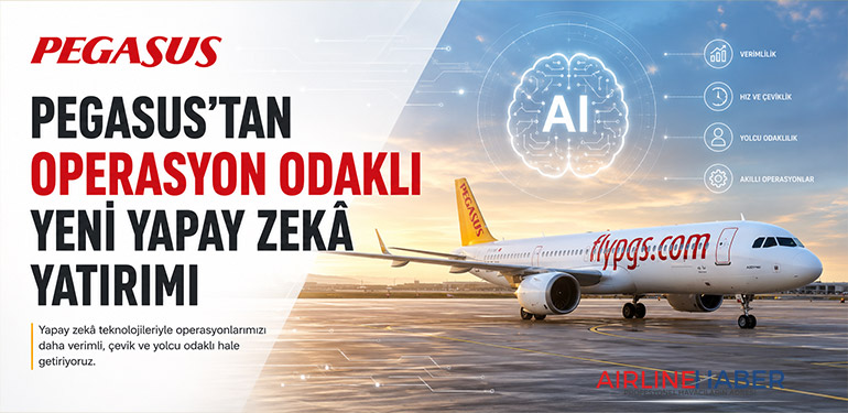 Pegasus’tan operasyon odaklı yeni yapay zekâ yatırımı