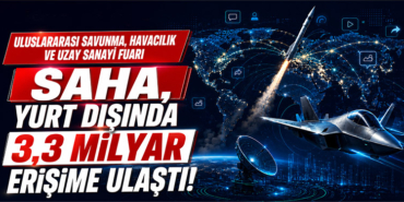 SAHA, Yurt Dışında 3,3 Milyar Erişime Ulaştı!