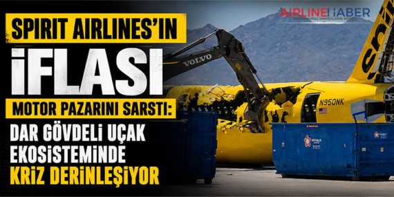 Spirit Airlines’ın İflası Motor Pazarını Sarstı: Dar Gövdeli Uçak Ekosisteminde Kriz Derinleşiyor