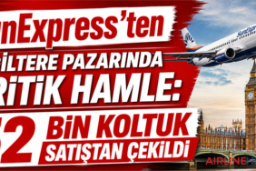 SunExpress’ten İngiltere Pazarında Kritik Hamle: 52 Bin Koltuk Satıştan Çekildi