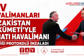 TAV Havalimanları Kazakistan Hükümeti’yle Almatı Havalimanı işbirliği protokolü imzaladı