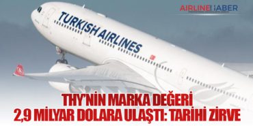 THY’nin Marka Değeri 2,9 Milyar Dolara Ulaştı: Tarihi Zirve