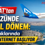 TÜRKSAT’tan Gökyüzünde Dijital Dönem: AJet Uçaklarında Uçak İçi İnternet Başlıyor