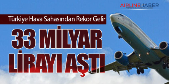 Türkiye Hava Sahasından Rekor Gelir: 33 Milyar Lirayı Aştı