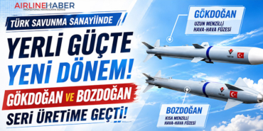 Türkiye’nin Yerli Hava-Hava Füzeleri GÖKDOĞAN ve BOZDOĞAN Seri Üretime Geçti