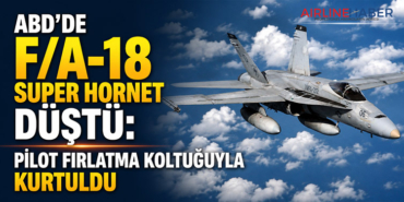 ABD’de F/A-18 Super Hornet Düştü: Pilot Fırlatma Koltuğuyla Kurtuldu