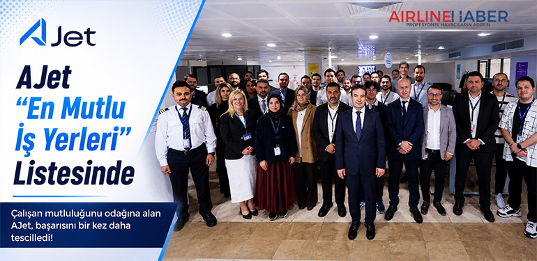 AJet “En Mutlu İş Yerleri” Listesinde