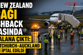Air New Zealand Uçağı Pushback Sırasında Çim Alana Çıktı: Christchurch–Auckland Seferi İptal Edildi