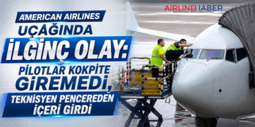 American Airlines Uçağında İlginç Olay: Pilotlar Kokpite Giremedi, Teknisyen Pencereden İçeri Girdi