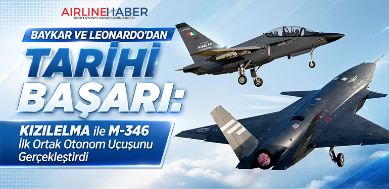 Baykar ve Leonardo’dan Tarihi Başarı: KIZILELMA ile M-346 İlk Ortak Otonom Uçuşunu Gerçekleştirdi