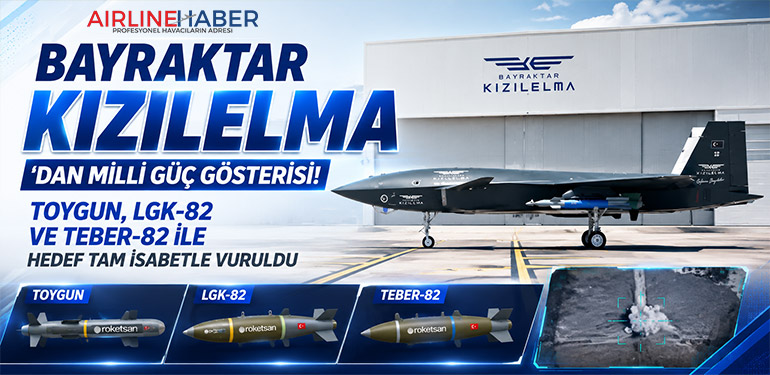 Bayraktar KIZILELMA’dan Milli Güç Gösterisi! TOYGUN, LGK-82 ve TEBER-82 ile Hedef Tam İsabetle Vuruldu