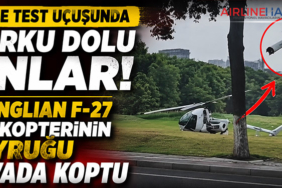 Çin’de Test Uçuşunda Korku Dolu Anlar: Zhonglian F-27 Helikopterinin Kuyruğu Havada Koptu