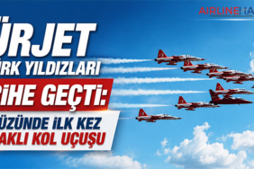 HÜRJET ve Türk Yıldızları Tarihe Geçti: Gökyüzünde İlk Kez 10 Uçaklı Kol Uçuşu