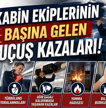 Kabin Ekiplerinin Başına Gelen Uçuş Kazaları!