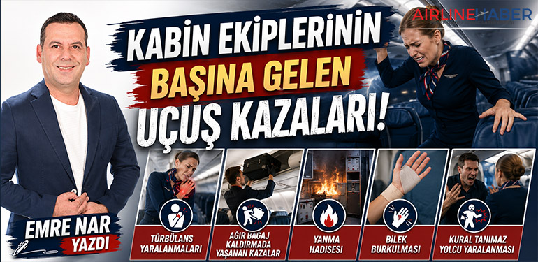 Kabin Ekiplerinin Başına Gelen Uçuş Kazaları!