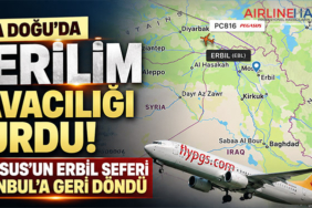 Orta Doğu’da Gerilim Havacılığı Vurdu: Pegasus’un Erbil Seferi İstanbul’a Geri Döndü