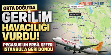 Orta Doğu’da Gerilim Havacılığı Vurdu: Pegasus’un Erbil Seferi İstanbul’a Geri Döndü