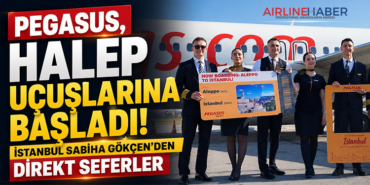 Pegasus Hava Yolları Halep’i Uçuş Ağına Ekledi
