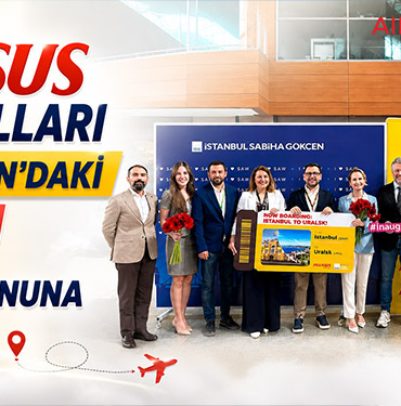 Pegasus Hava Yolları Kazakistan’daki 7’nci destinasyonuna uçtu