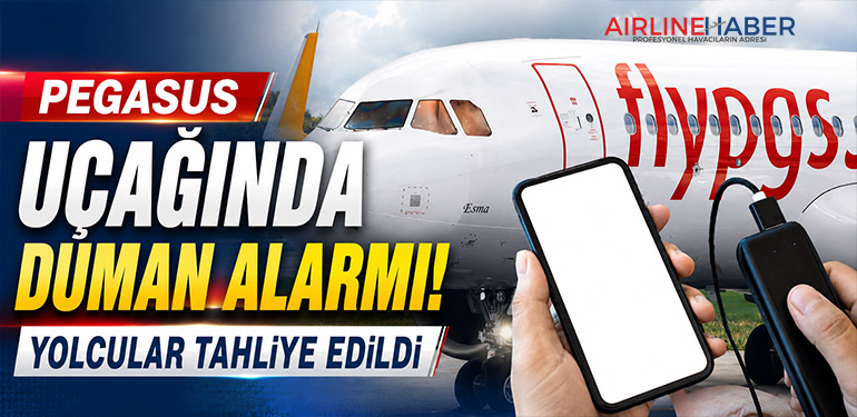 Pegasus Uçağında Duman Alarmı. Yolcular Tahliye Edildi