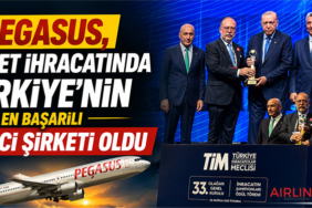 Pegasus, hizmet ihracatında Türkiye’nin en başarılı ikinci şirketi oldu 