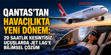 Qantas’tan Havacılıkta Yeni Dönem: 20 Saatlik Kesintisiz Uçuşlarda Jet Lag’e Bilimsel Çözüm