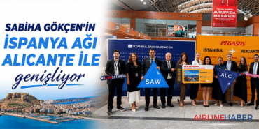 Sabiha Gökçen’in İspanya ağı Alicante ile genişliyor