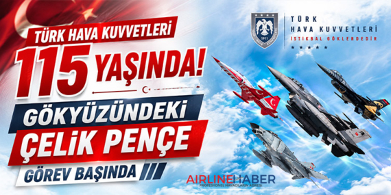 Türk Hava Kuvvetleri 115 Yaşında: Gökyüzündeki Çelik Pençe Görev Başında