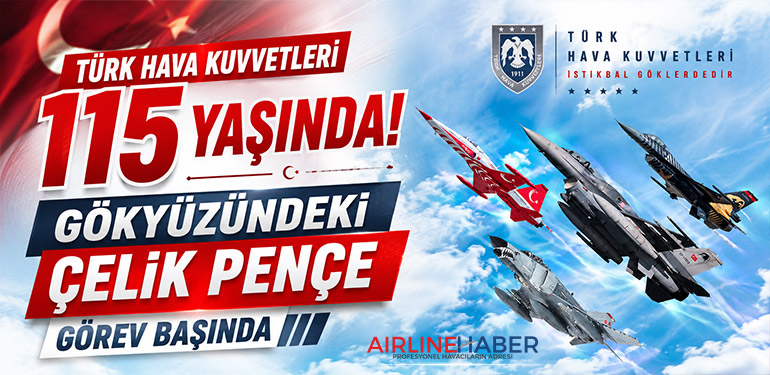 Türk Hava Kuvvetleri 115 Yaşında: Gökyüzündeki Çelik Pençe Görev Başında