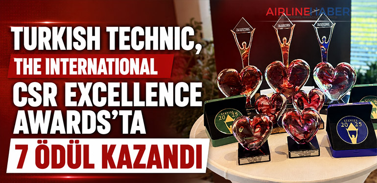 Turkish Technic, The International CSR Excellence Awards’ta 7 Ödül Kazandı
