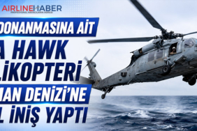 ABD Donanmasına Ait Sea Hawk Helikopteri Umman Denizi'ne Acil İniş Yaptı