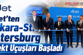 AJet'ten Ankara-St. Petersburg Direkt Uçuşları Başladı