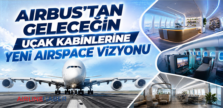 Airbus’tan Geleceğin Uçak Kabinlerine Yeni Airspace Vizyonu